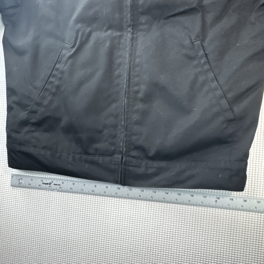(534) Shaka Wear Work Jacket Mens M Black Private Motors Quilted - Picture 11 of 16